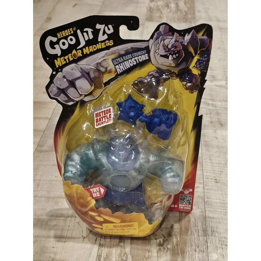 Heroes of Goo Jit Zu Meteor Madness Ultra Rare Crunchy Rhinostone Action Figure